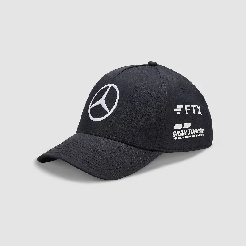 Lewis Hamilton Driver Mercedes AMG Petronas Motorsport Black Cap - 701219228