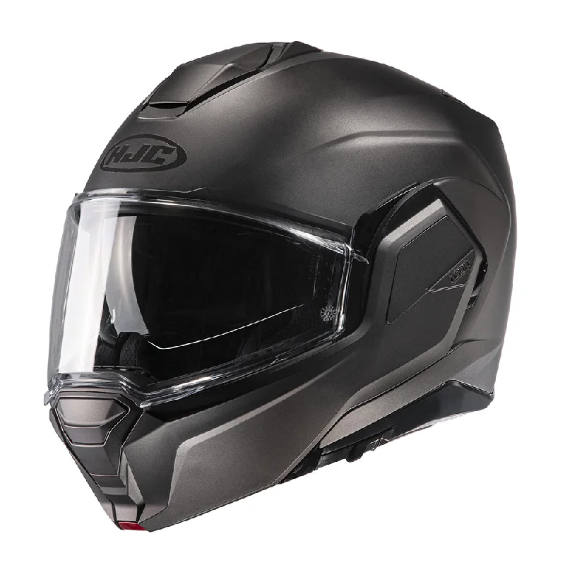 HJC I100 Semi Flat Titanium ECE 22.06 P/J Dual Homologation Flip Front Helmet