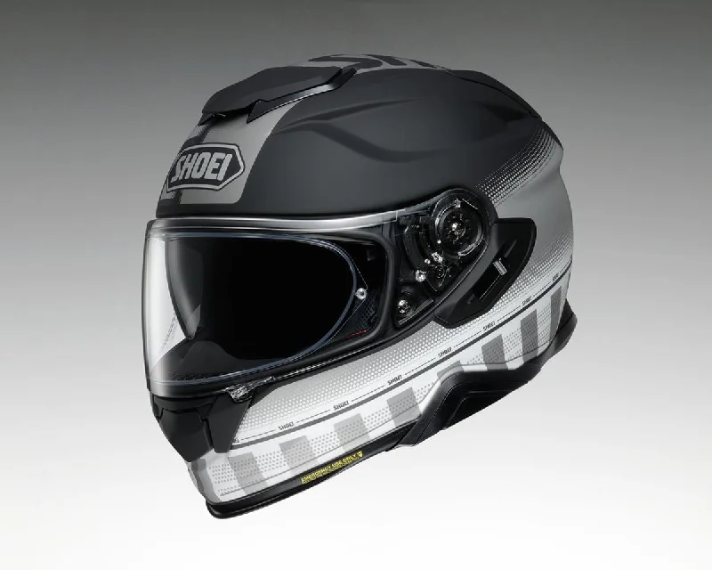 Shoei GT Air 2 Tesseract Matt TC5 Matt Full Face Helmet - Black / White / Silver