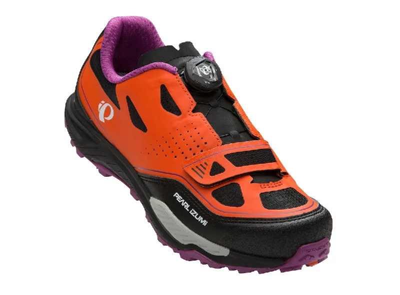 Pearl Izumi X-Alp Launch II MTB Shoe - Womens - Clementine-Purple Wine