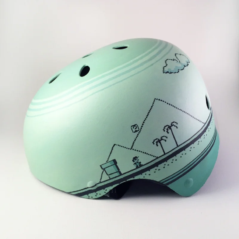 Super Mario Land Bike Helmet