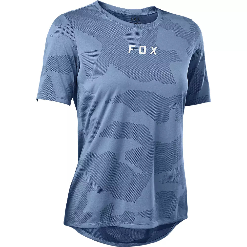 Fox Racing Ranger Tru Dri Short Sleeve MTB Jersey - Womens - Dusty Blue