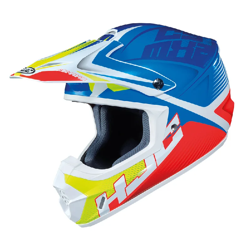 HJC CS-MX II Ellusion MC23 Blue White & Fluo Motocross MX Helmet