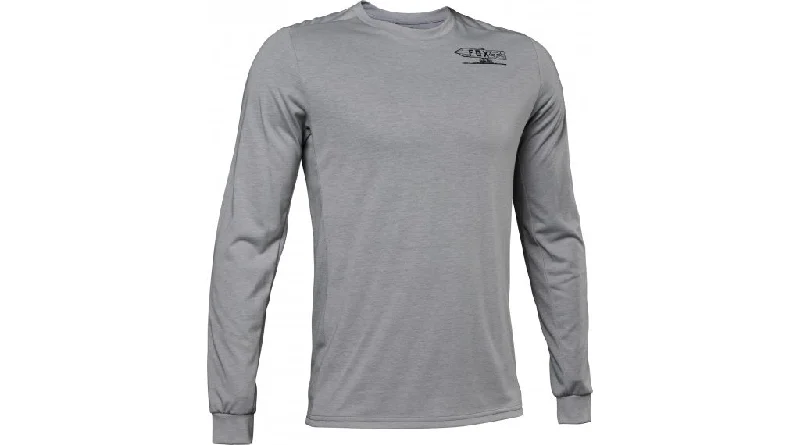 Fox Racing Ranger Dri Release Long Sleeve MTB Jersey - Steel Gray