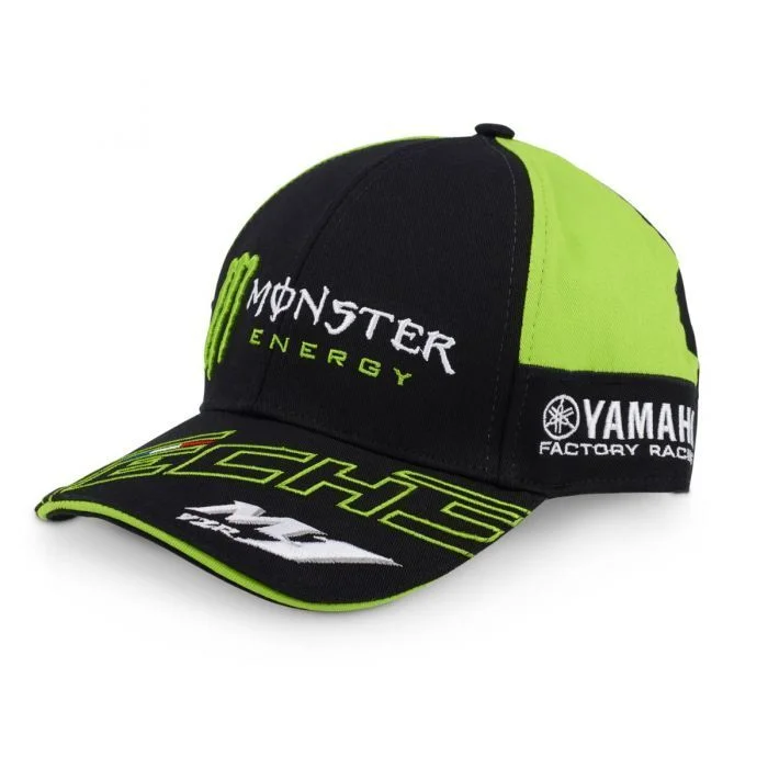 Official Tech 3 Monster Yamaha Baseball Cap - 18T3M-Bbc-Green-Cp