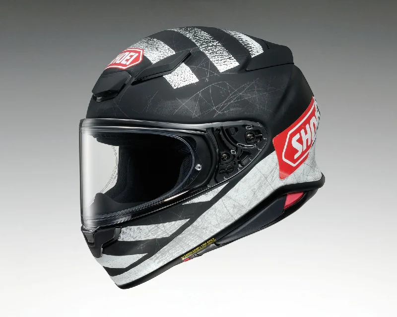 Shoei NXR 2 Scanner TC5 Full Face Helmet - Black / White / Red