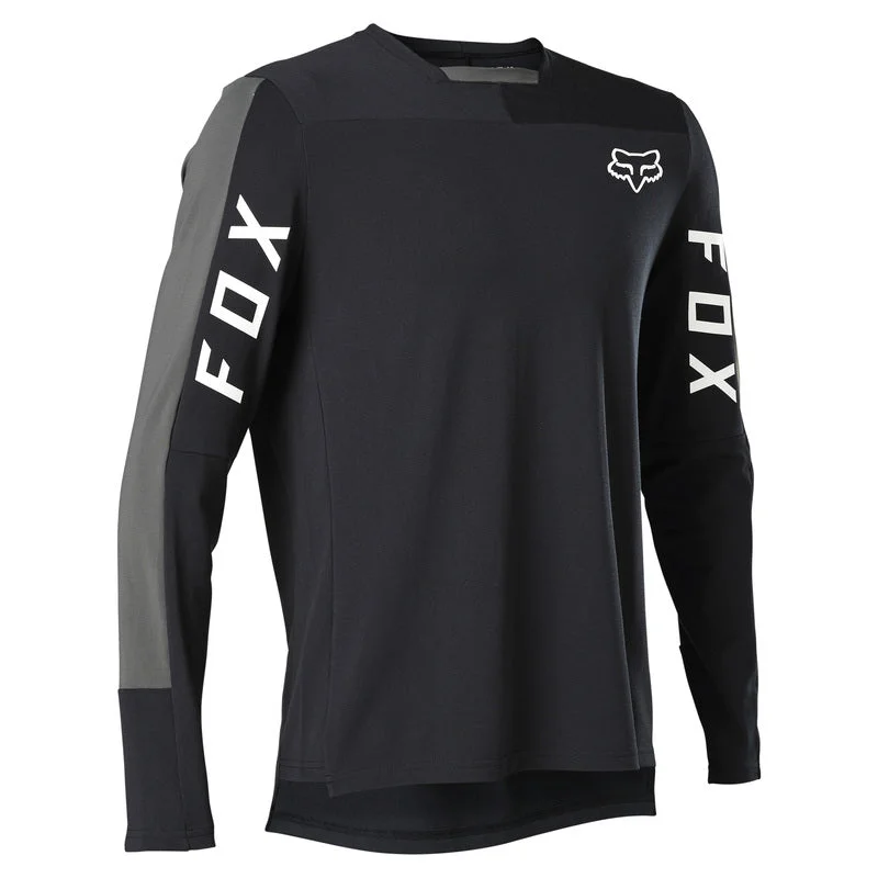 Fox Racing Defend Pro Long Sleeve MTB Jersey - Black - 2023