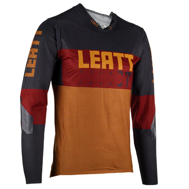 Leatt Gravity 4.0 Long Sleeve MTB Jersey - Suede - 2023