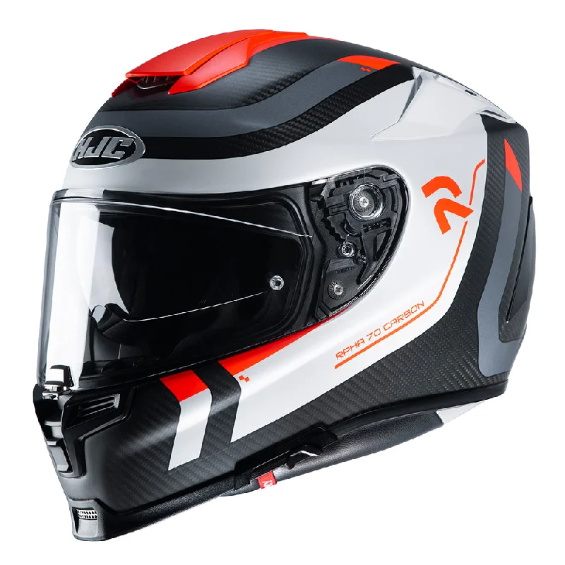 HJC RPHA 70 Reple Carbon MC6HSF Orange Full Face Helmet