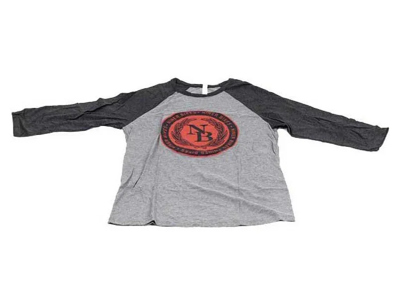 Niner Commonwealth 3/4 Tee - Gray-Red