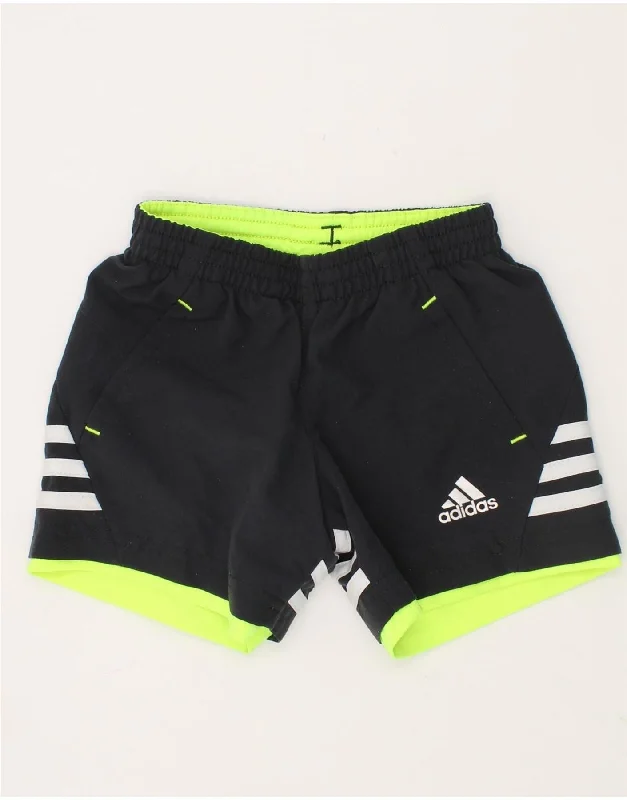 ADIDAS Baby Boys Climalite Sport Shorts 18-24 Months Grey Polyester