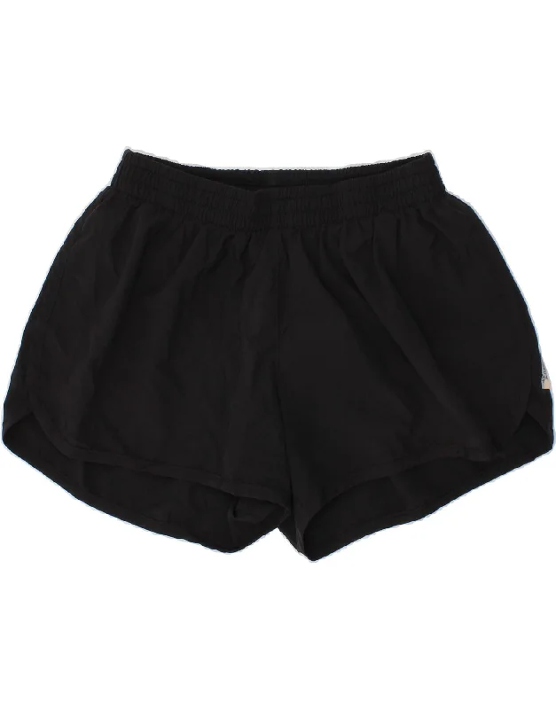 ADIDAS Boys Aeroready Sport Shorts 2-3 Years XS Black Polyester