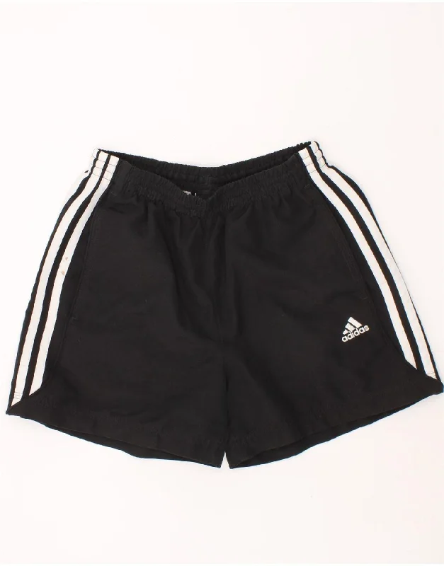 ADIDAS Boys Climalite Sport Shorts 11-12 Years Black