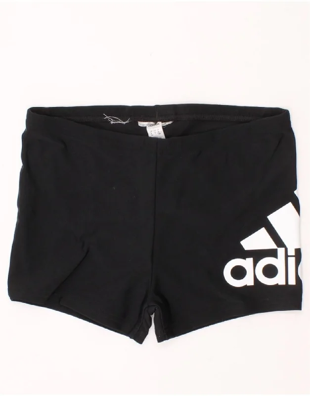 ADIDAS Boys Graphic Sport Shorts 9-10 Years Black