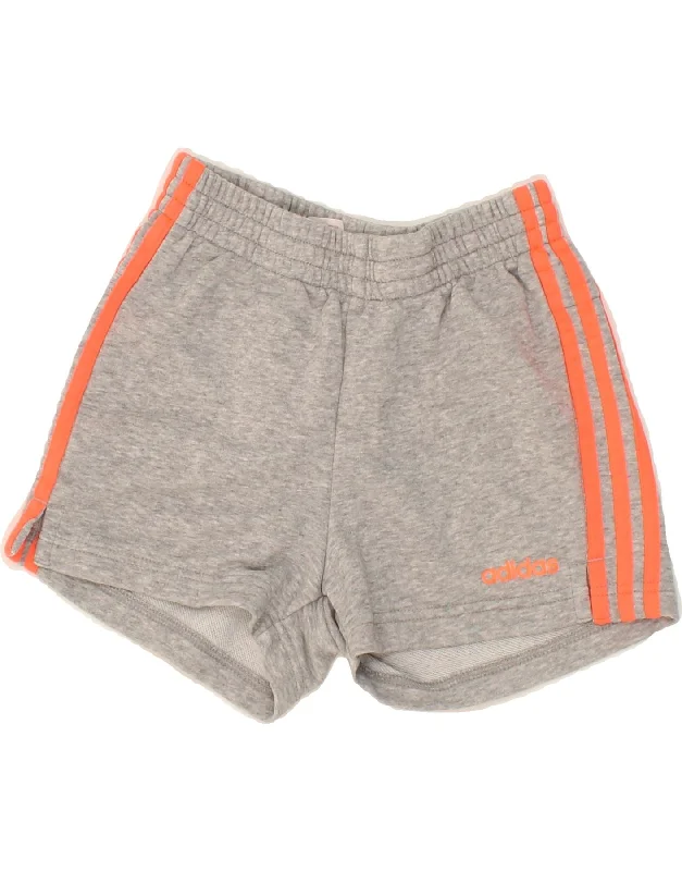 ADIDAS Boys Sport Shorts 5-6 Years Grey