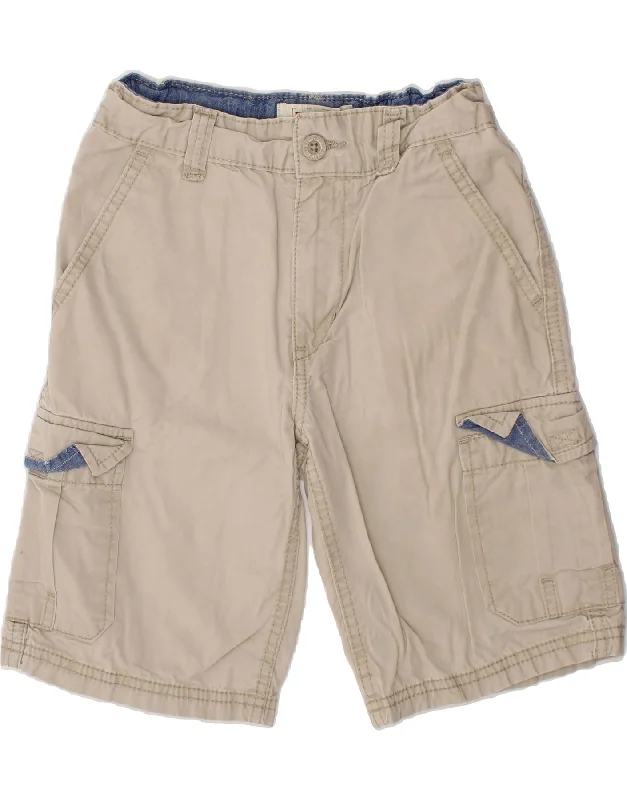 LEVI'S Boys Cargo Shorts 7-8 Years W24  Beige Cotton