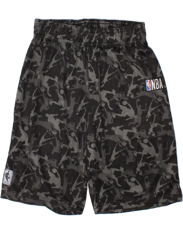 NBA Boys Graphic Sport Shorts 14-15 Years Large Grey Polyester