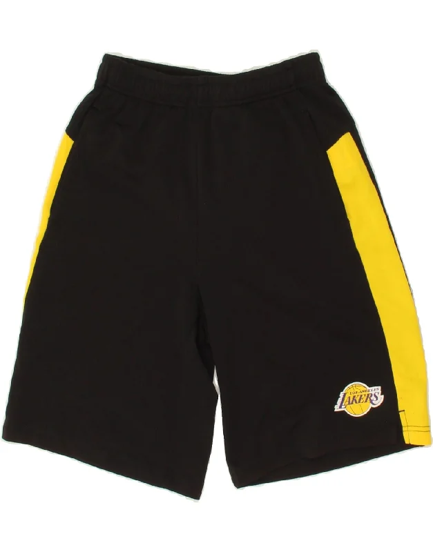 NBA Boys Los Angeles Lakers Sport Shorts 14-15 Years  Black Colourblock