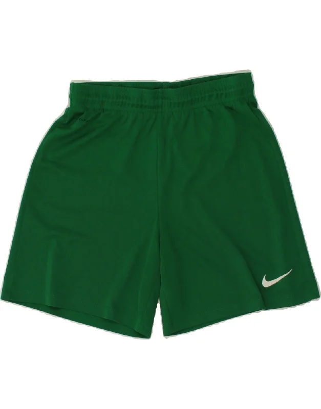 NIKE Boys Dri Fit Sport Shorts 12-13 Years Large  Green