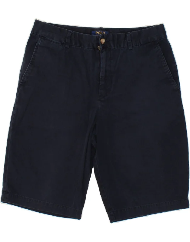 POLO RALPH LAUREN Boys Chino Shorts 15-16 Years W31 Navy Blue