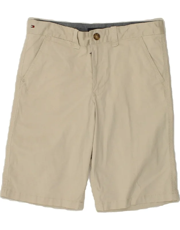 TOMMY HILFIGER Boys Chino Shorts 15-16 Years W28  Beige Cotton