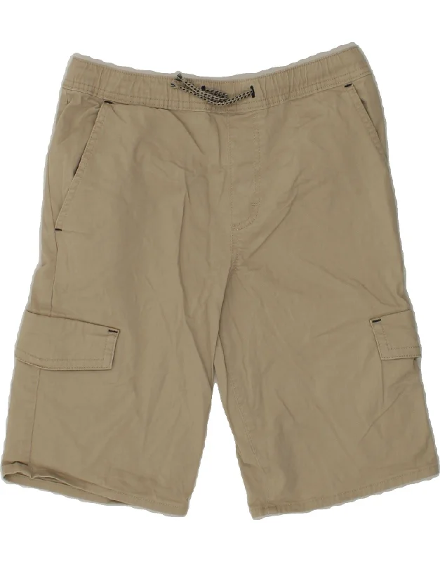 WRANGLER Boys Cargo Shorts 14-15 Years W30  Beige Cotton