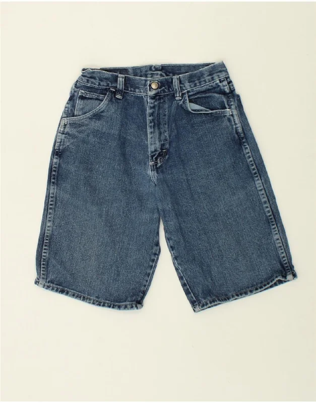 WRANGLER Boys Denim Shorts 10-11 Years Blue