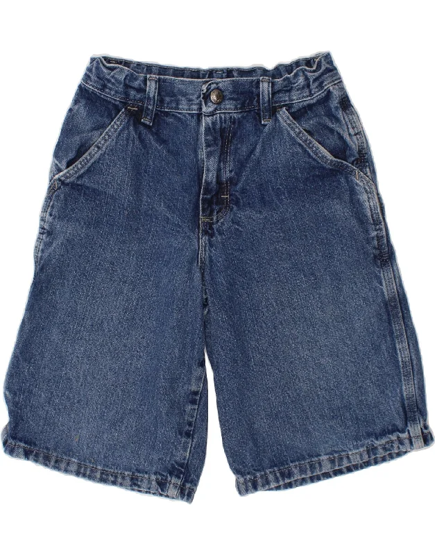 WRANGLER Boys Denim Shorts 9-10 Years W24  Blue Cotton