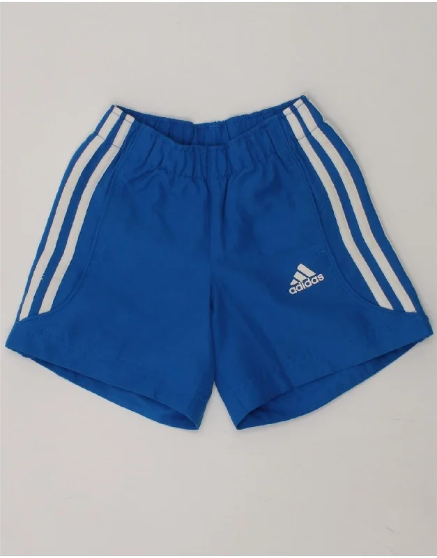 ADIDAS Baby Boys Climalite Sport Shorts 18-24 Months Blue Polyester