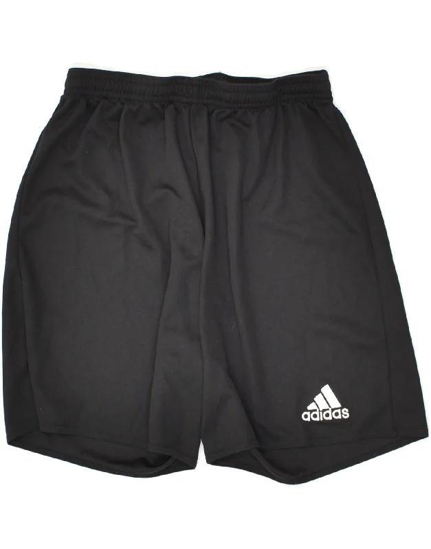 ADIDAS Boys Aeroready Sport Shorts 9-10 Years Small  Black Polyester