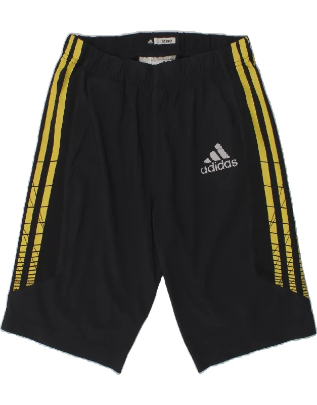 ADIDAS Boys Clima 365 Graphic Sport Shorts 7-8 Years Small Grey