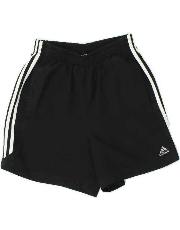 ADIDAS Boys Clima 365 Sport Shorts 15-16 Years Black Polyester