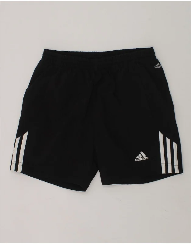 ADIDAS Boys Climalite Sport Shorts 9-10 Years Black