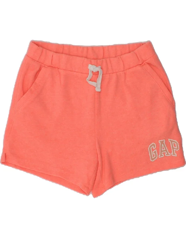 GAP Girls Graphic Sport Shorts 11-12 Years XL  Orange Cotton