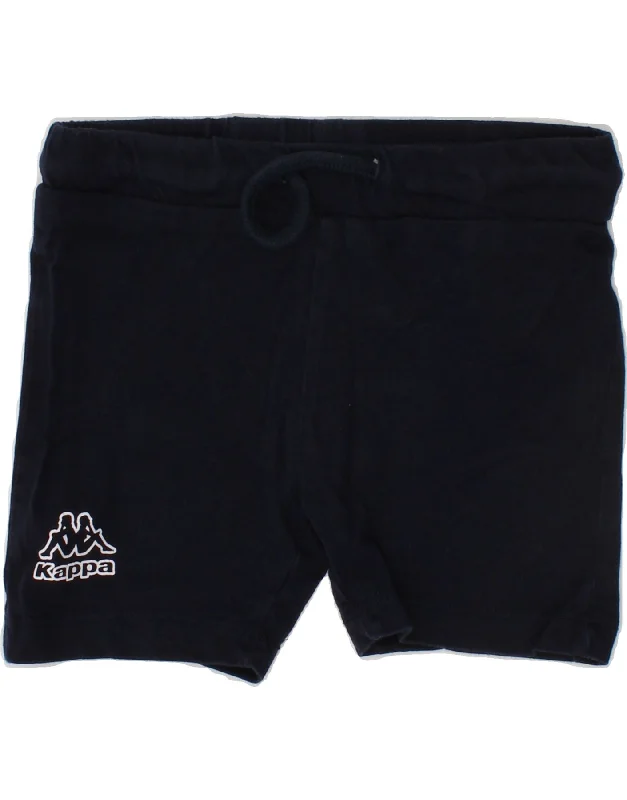 KAPPA Baby Boys Graphic Sport Shorts 9-12 Months Navy Blue Cotton