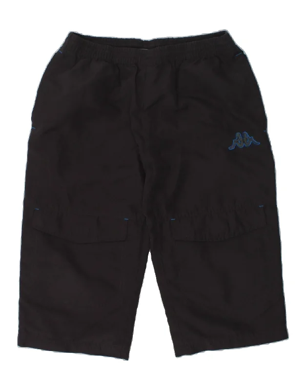 KAPPA Boys Sport Shorts 9-10 Years Medium  Grey Polyester