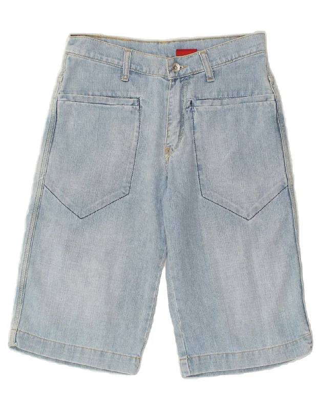 LEVI'S Boys Denim Bermuda Shorts 11-12 Years W26 Blue Cotton