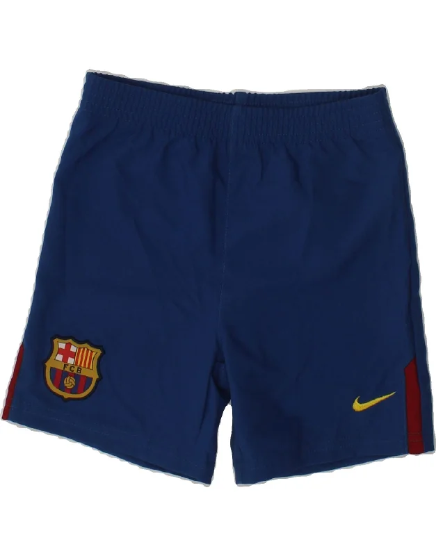 NIKE Baby Boys FCB Sport Shorts 12-18 Months Navy Blue Polyester