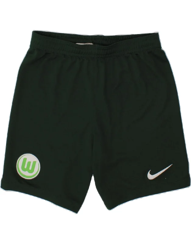 NIKE Boys Dri Fit Sport Shorts 8-9 Years Small  Green Polyester