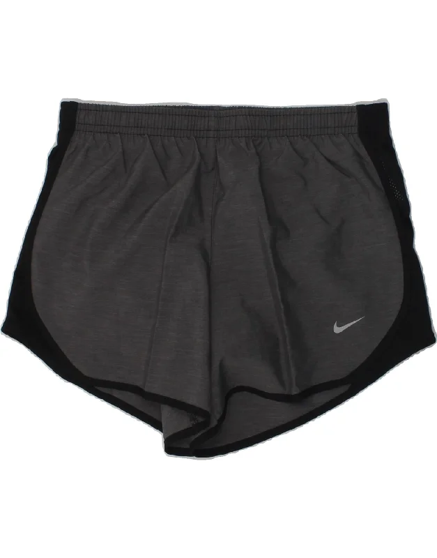 NIKE Boys Dri Fit Sport Shorts 9-10 Years Medium Grey Colourblock