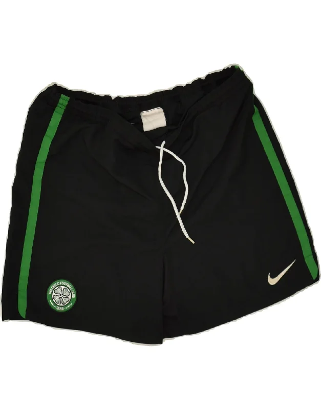 NIKE Boys The Celtic Football Club Sport Shorts 13-14 Years XL Black