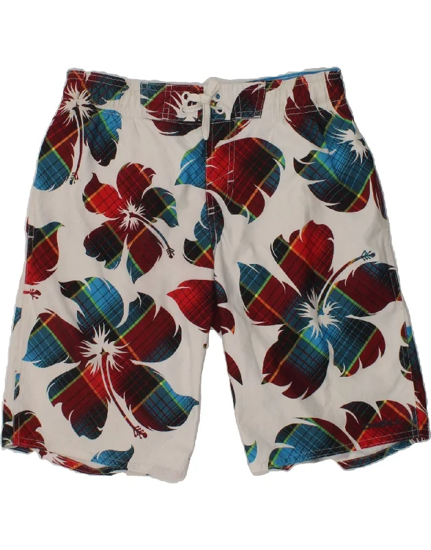 O'NEILL Boys Graphic Swimming Shorts 11-12 Years Multicoloured Floral