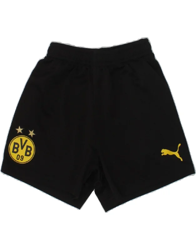 PUMA Boys Sport Shorts 5-6 Years Black Polyester