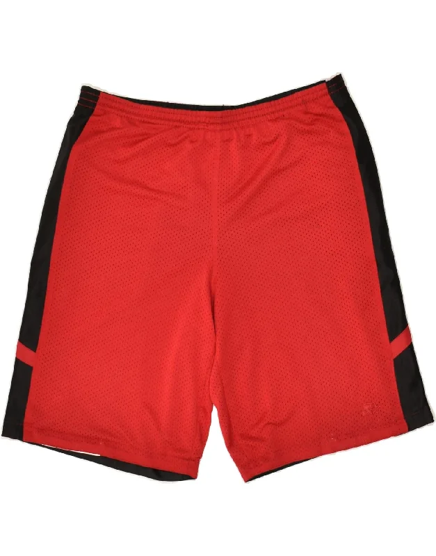 STARTER Boys Graphic Reversible Sport Shorts 10-11 Years Large  Red