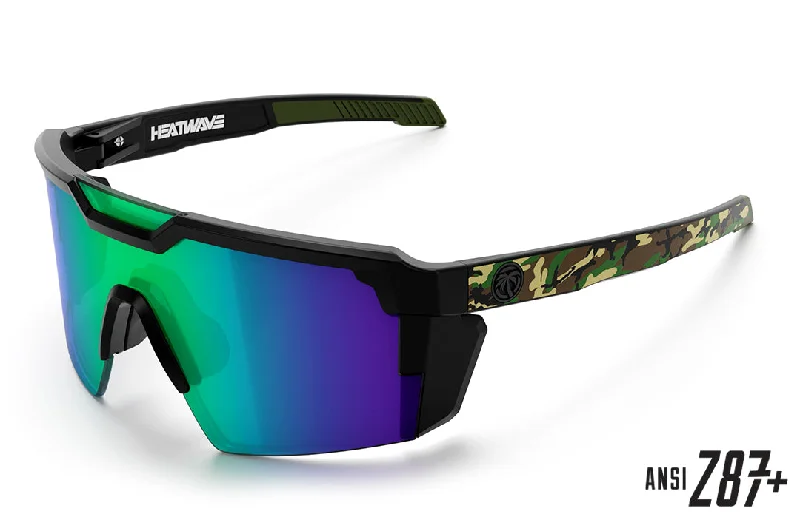 Future Tech Sunglasses: Woodland Camo Customs Z87+