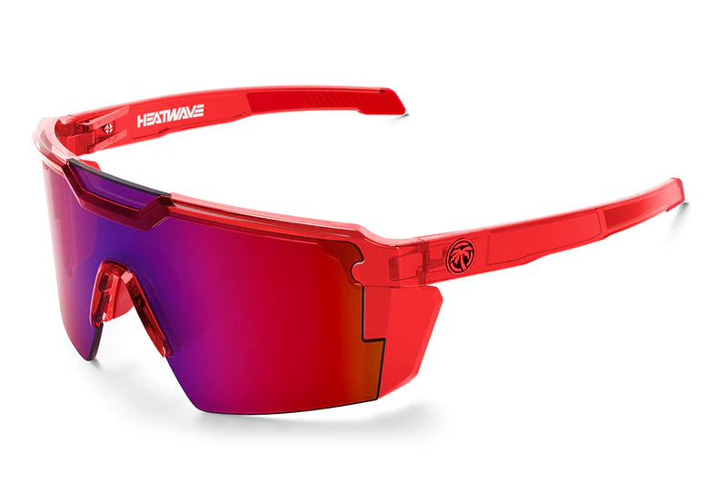 Future Tech Z87+ Sunglasses: Neon Red