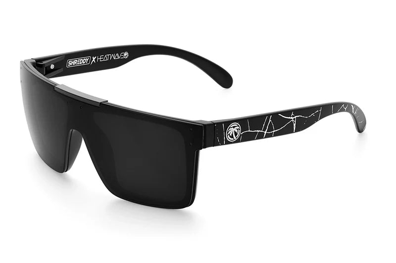 Quatro Sunglasses Shreddy Crack White