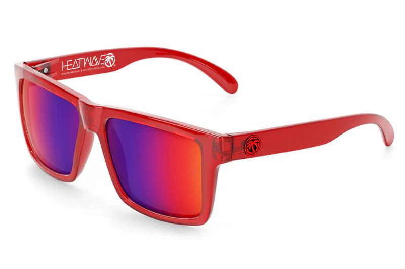 XLVise Z87 Sunglasses: Neon Red Polarized